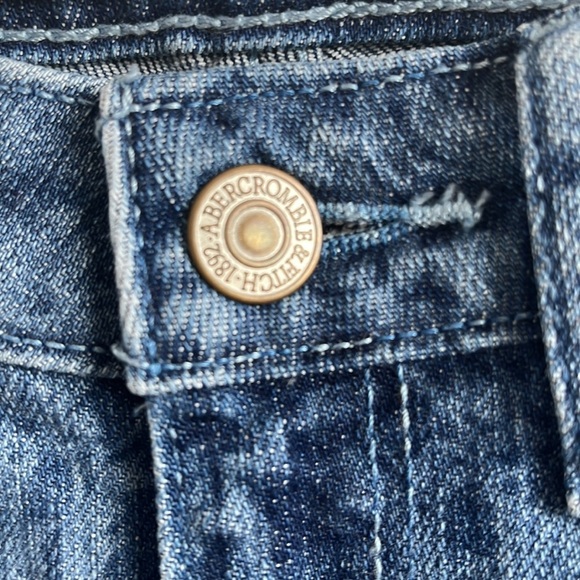 ABERCROMBIE & FITCH PATTERNED WOMEN JEANS SIZE 24 - Picture 4 of 11